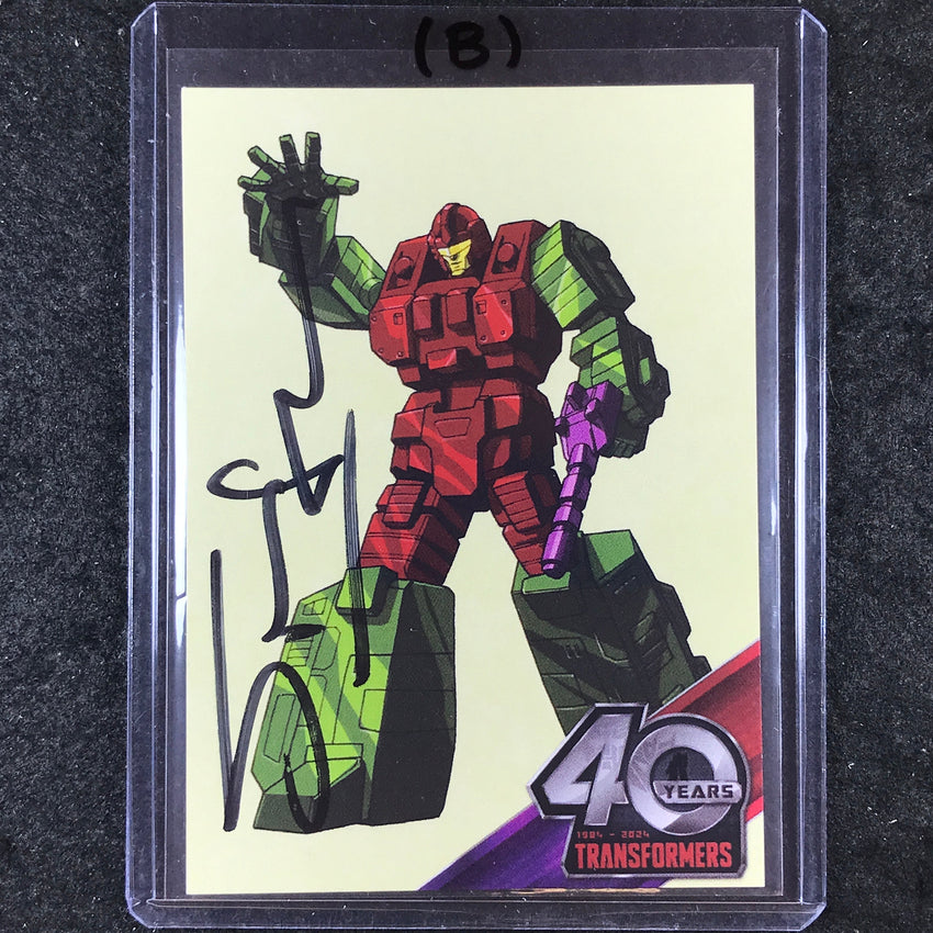 2024 Transformers 40th Anniversary SIMON FURMAN BLUDGEON Deluxe Auto #2 (B)