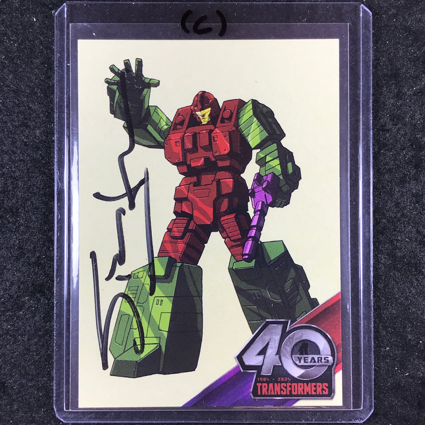 2024 Transformers 40th Anniversary SIMON FURMAN BLUDGEON Deluxe Auto #2 (C)