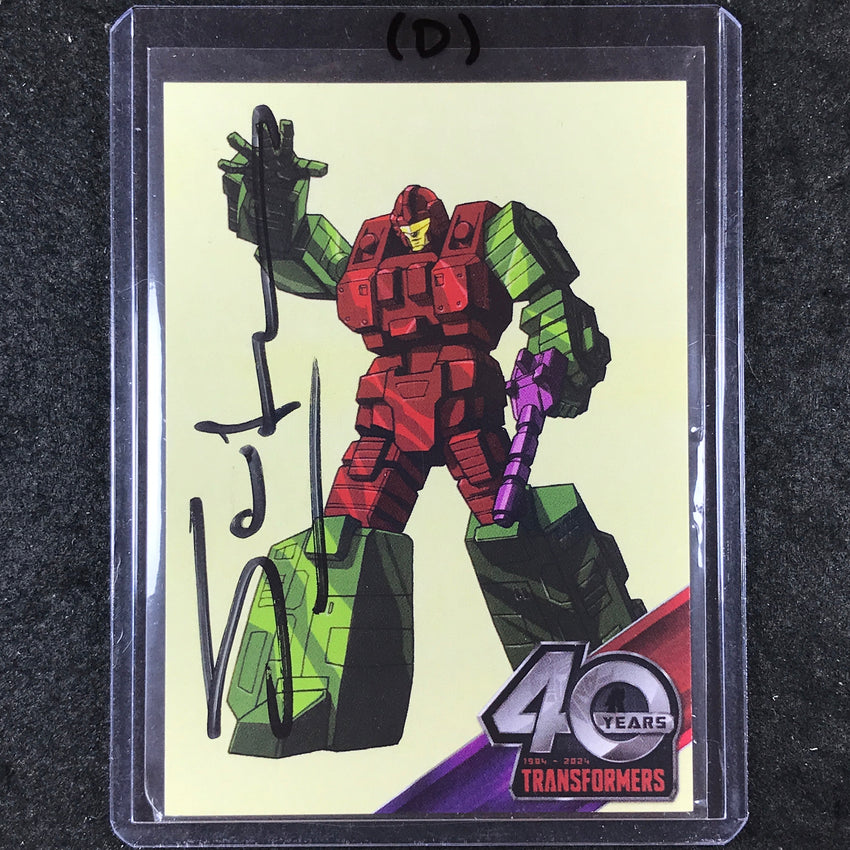 2024 Transformers 40th Anniversary SIMON FURMAN BLUDGEON Deluxe Auto #2 (D)