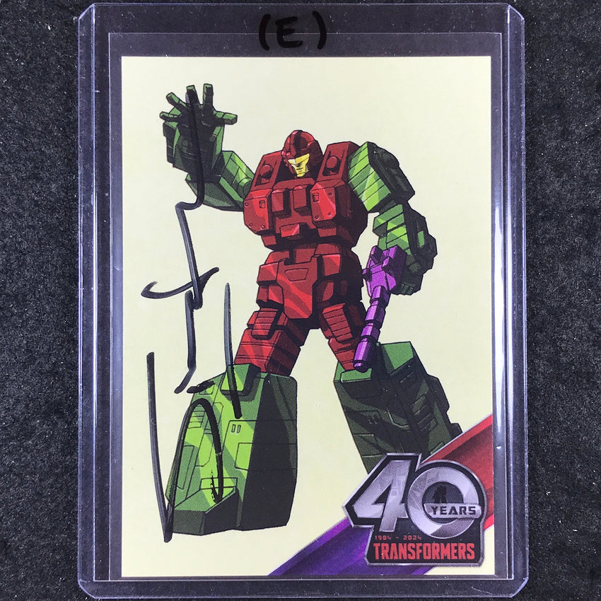 2024 Transformers 40th Anniversary SIMON FURMAN BLUDGEON Deluxe Auto #2 (E)