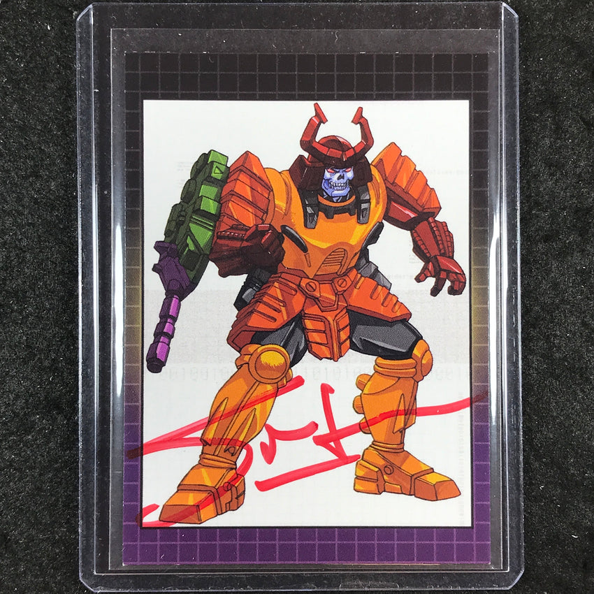 2024 Transformers 40th Anniversary SIMON FURMAN BLUDGEON Red Ink Auto #3