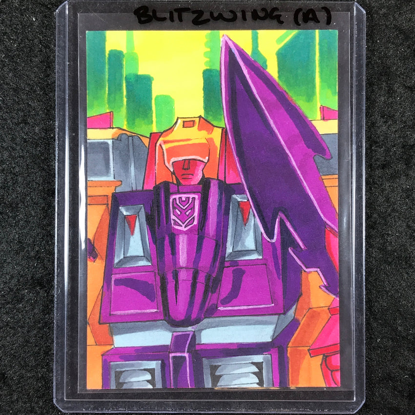 2024 Transformers 40th Anniversary BLITZWING (A) Artist Sketch 1/1 CHOLO OMBRIA