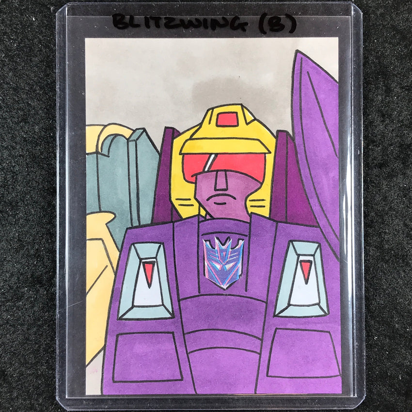 2024 Transformers 40th Anniversary BLITZWING (B) Sketch 1/1 STEVE CROCKETT