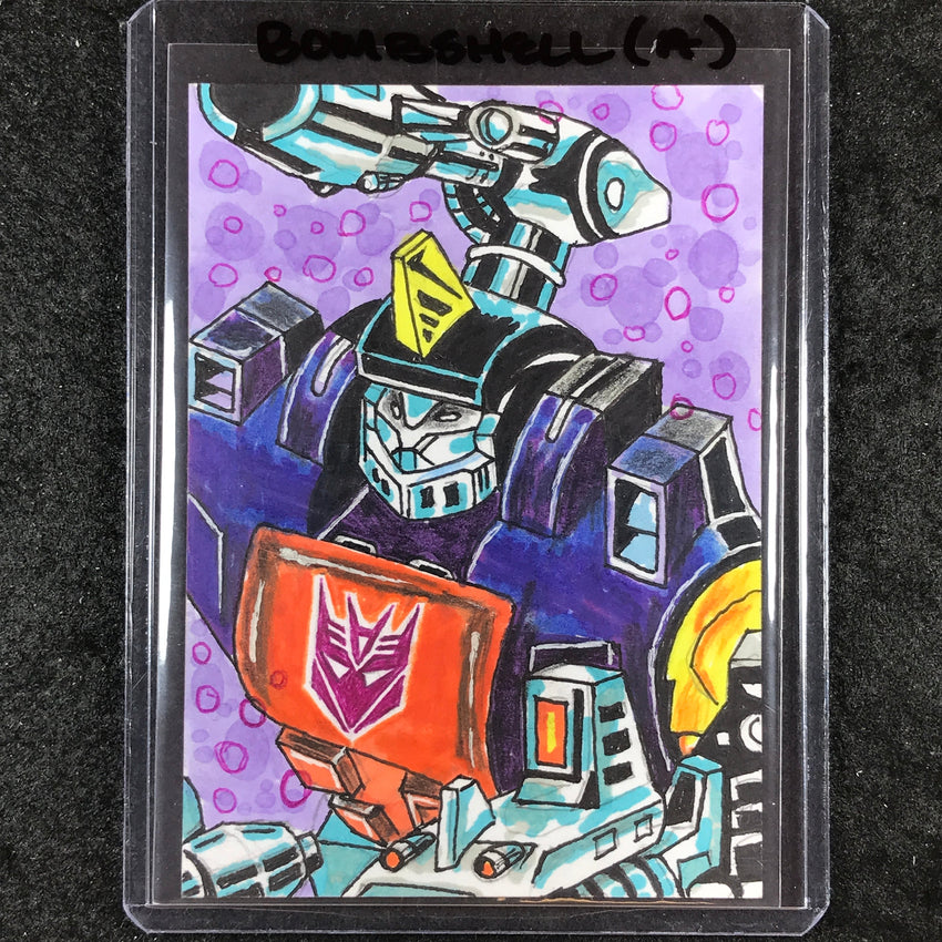 2024 Transformers 40th Anniversary BOMBSHELL (A) Artist Sketch 1/1 MARVIN CANETE