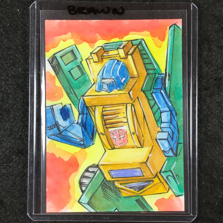 2024 Transformers 40th Anniversary BRAWN Artist Sketch 1/1 MARIANO FADRILAN JR.