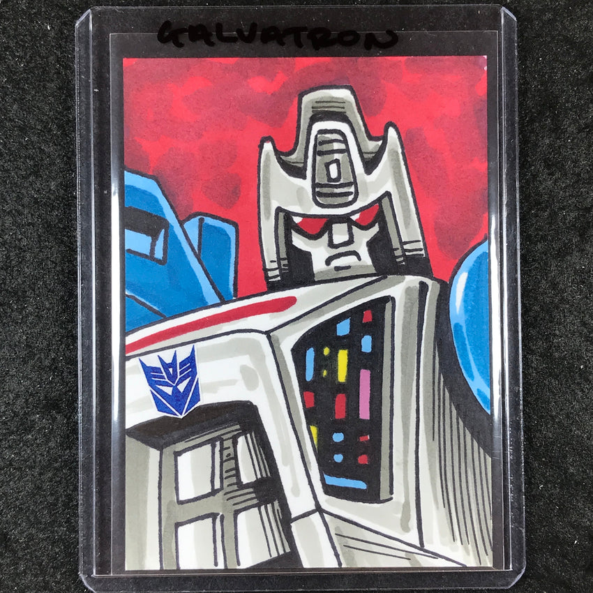 2024 Transformers 40th Anniversary GALVATRON Artist Sketch 1/1 KEN HAESER