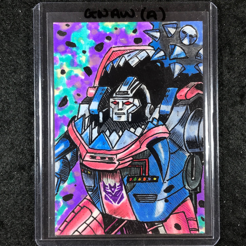 2024 Transformers 40th Anniversary GNAW (A) Artist Sketch 1/1 MICHAEL VENZON