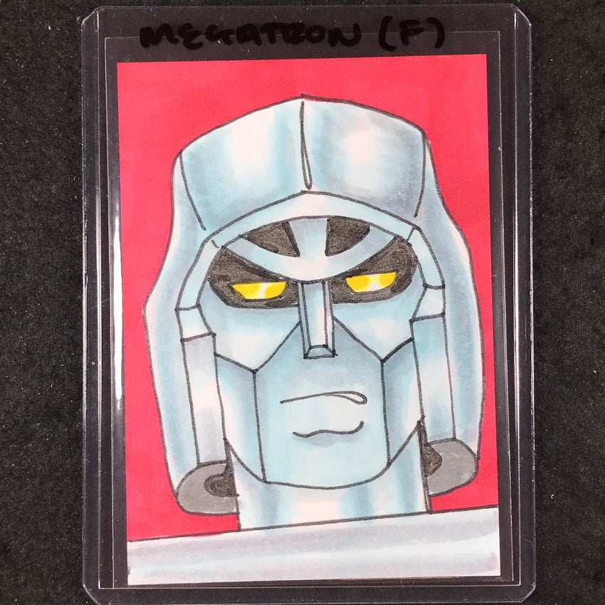 2024 Transformers 40th Anniversary MEGATRON (F) Sketch 1/1 WILSON RAMOS JR.