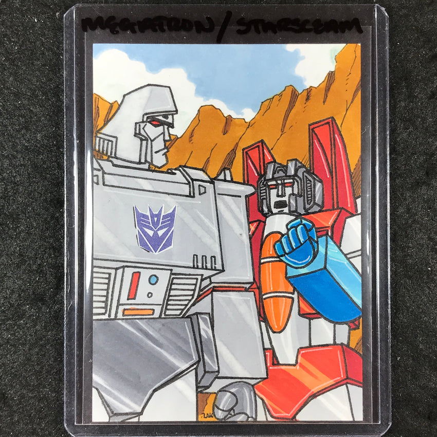 2024 Transformers 40th Anniversary MEGATRON STARSCREAM Artist Sketch 1/1
