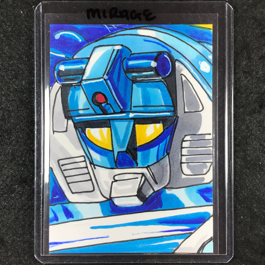 2024 Transformers 40th Anniversary MIRAGE Artist Sketch 1/1 JASON MONTOYA