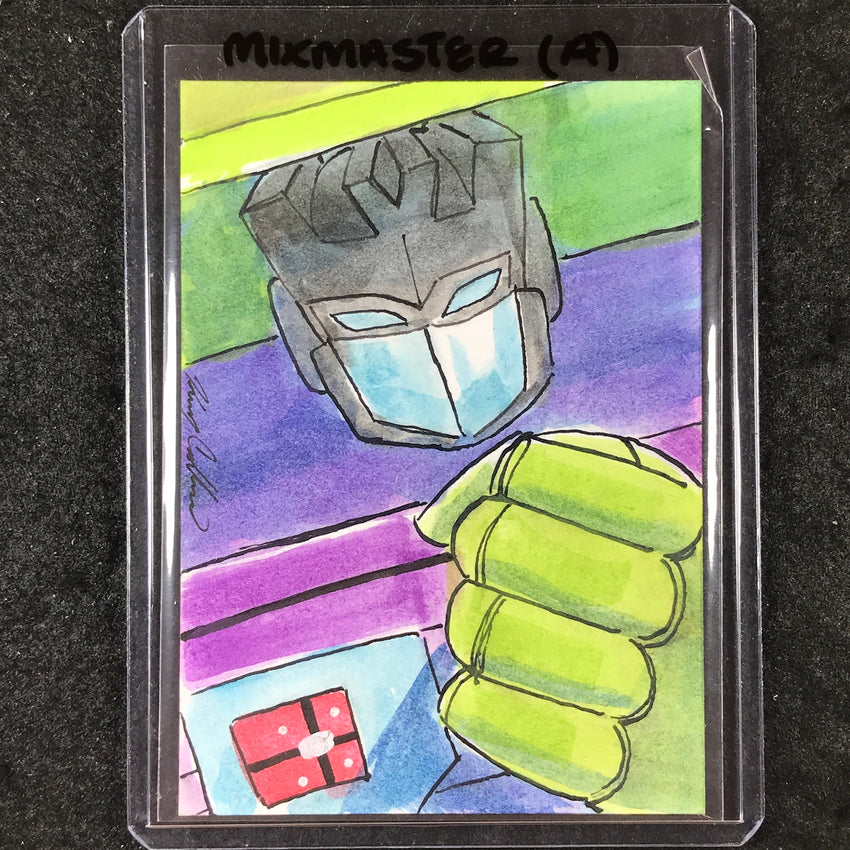 2024 Transformers 40th Anniversary MIXMASTER (A) Artist Sketch 1/1 K. CALDERON