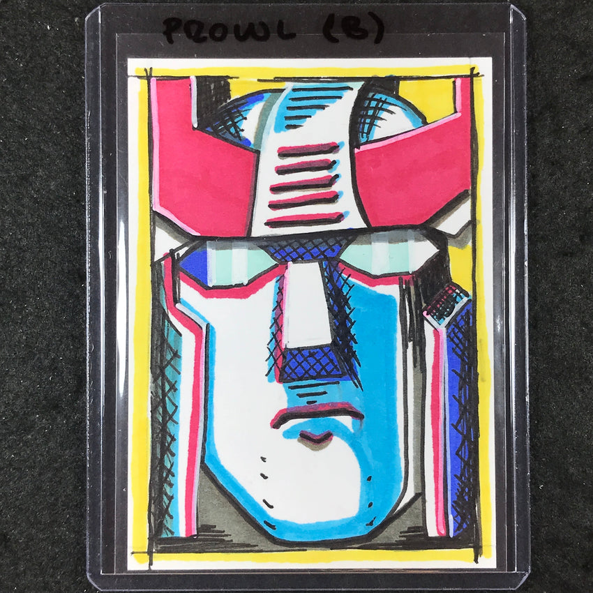 2024 Transformers 40th Anniversary PROWL (B) Artist Sketch 1/1 NICOLE VUONG