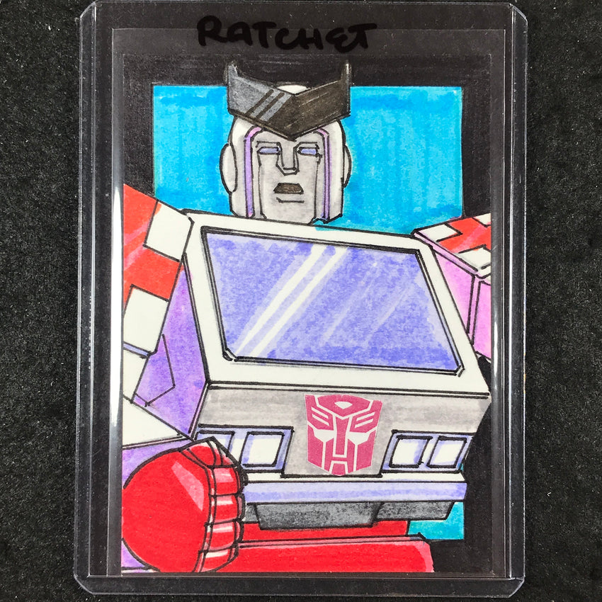 2024 Transformers 40th Anniversary RATCHET Artist Sketch 1/1 RUSTICO LIMOSINERO