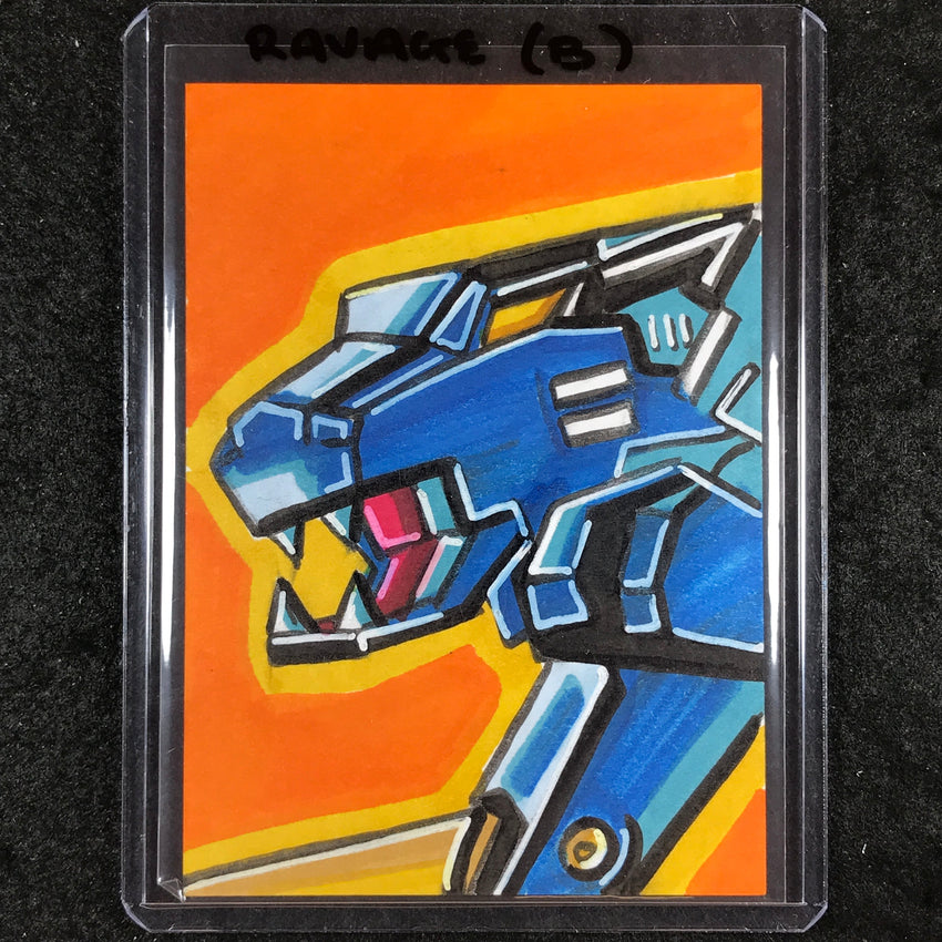 2024 Transformers 40th Anniversary RAVAGE (B) Artist Sketch 1/1 JESSICA COURT
