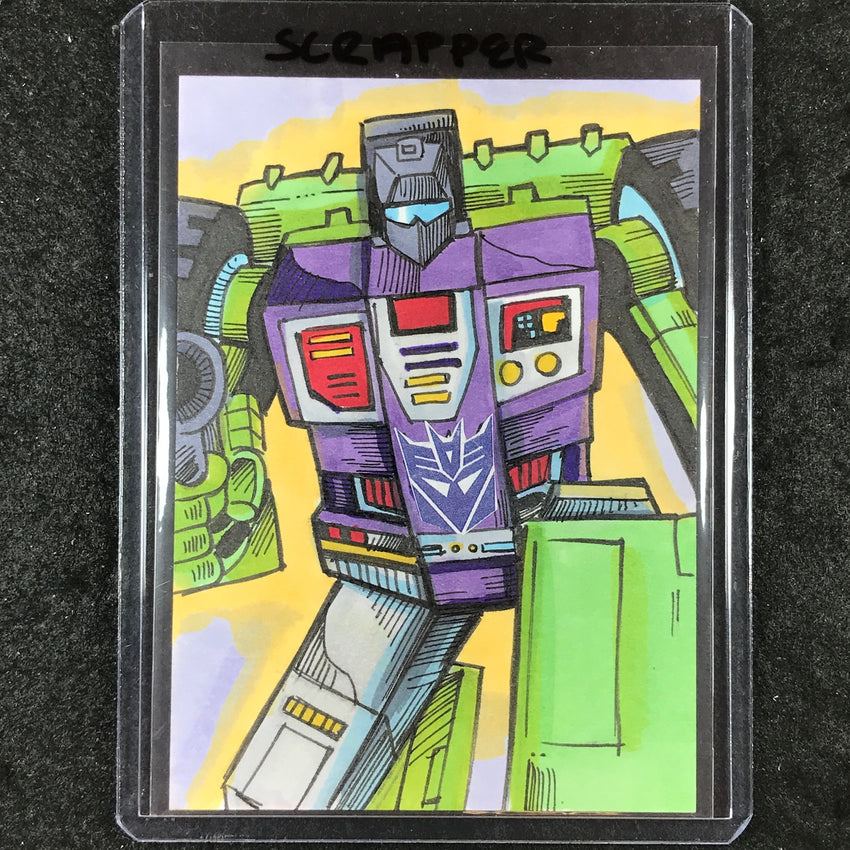 2024 Transformers 40th Anniversary SCRAPPER Artist Sketch 1/1