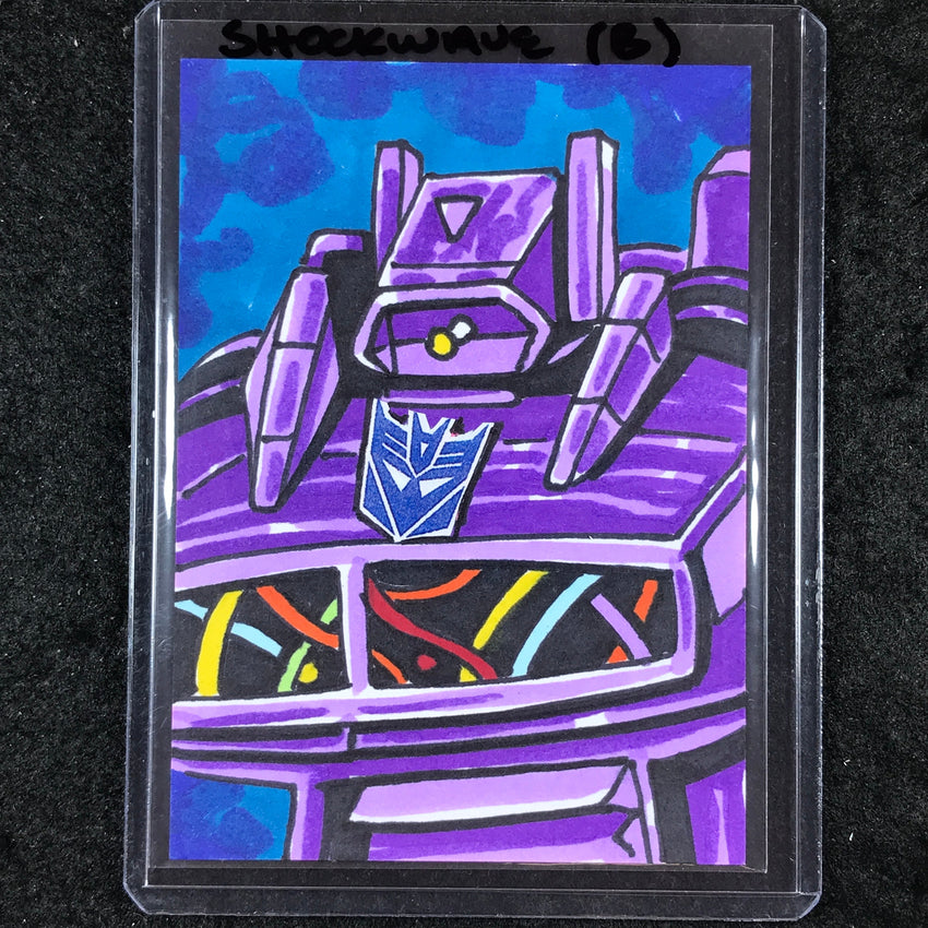2024 Transformers 40th Anniversary SHOCKWAVE (B) Artist Sketch 1/1 KEN HAESER