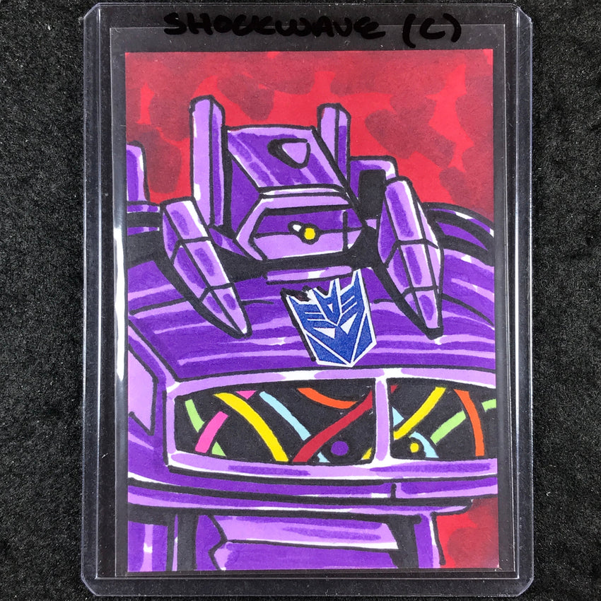 2024 Transformers 40th Anniversary SHOCKWAVE (C) Artist Sketch 1/1 KEN HAESER