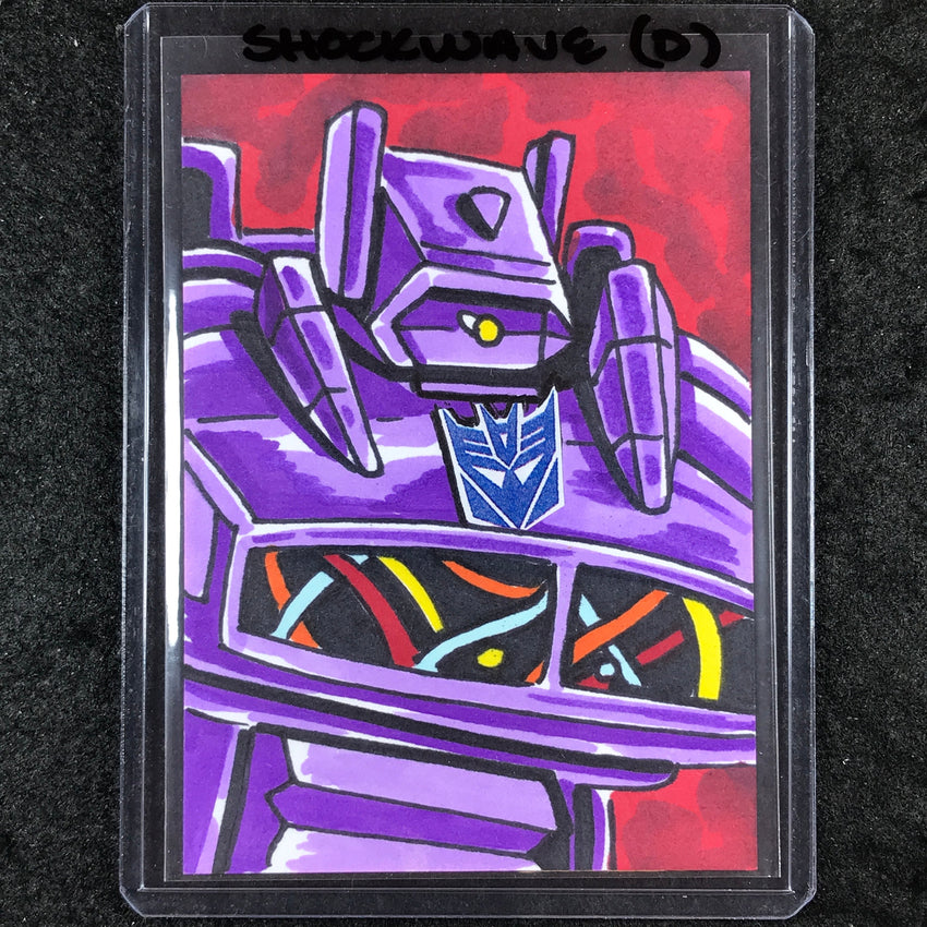 2024 Transformers 40th Anniversary SHOCKWAVE (D) Artist Sketch 1/1 KEN HAESER