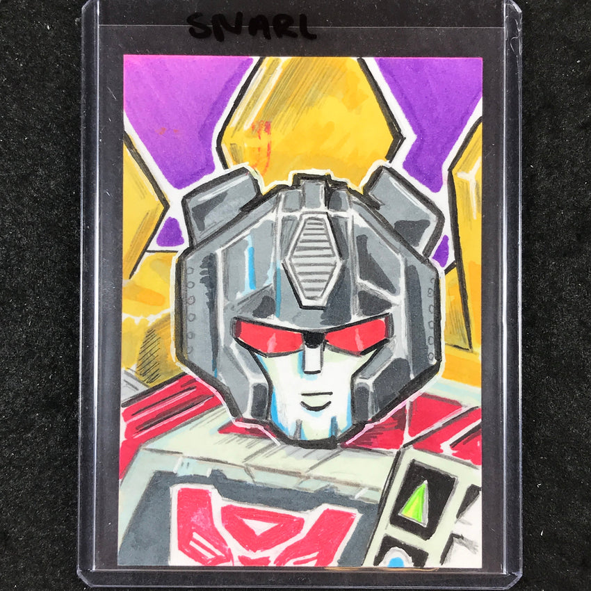 2024 Transformers 40th Anniversary SNARL Artist Sketch 1/1 M. ZAPATA