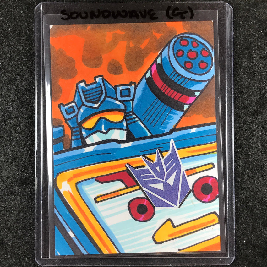 2024 Transformers 40th Anniversary SOUNDWAVE (G) Artist Sketch 1/1 KEN HAESER
