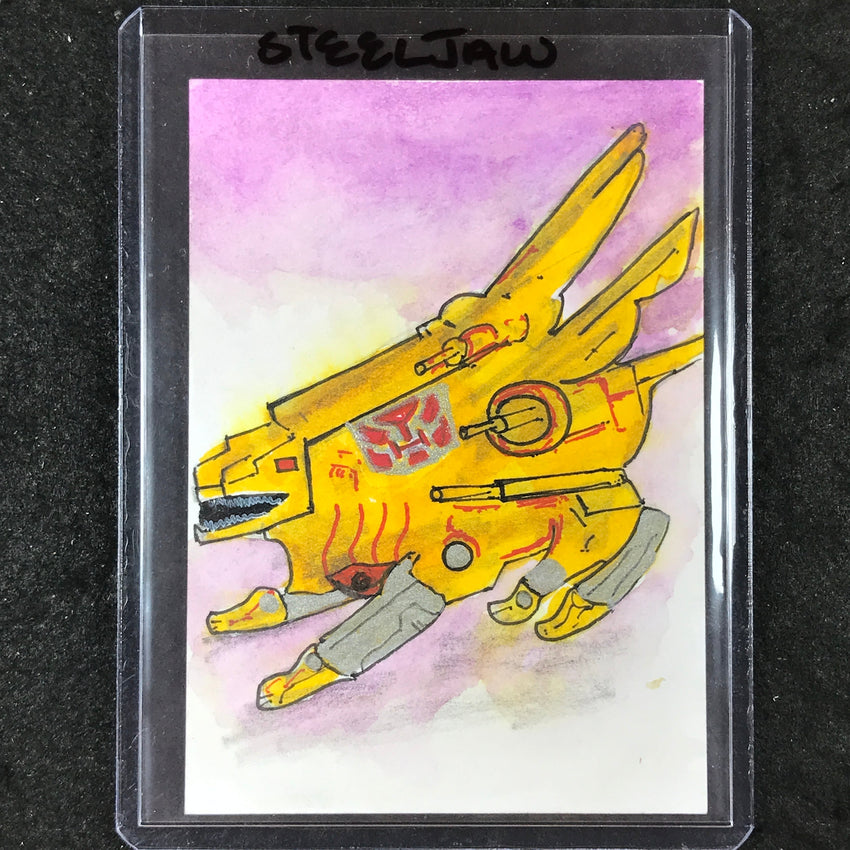 2024 Transformers 40th Anniversary STEELJAW Artist Sketch 1/1 SRIJAN