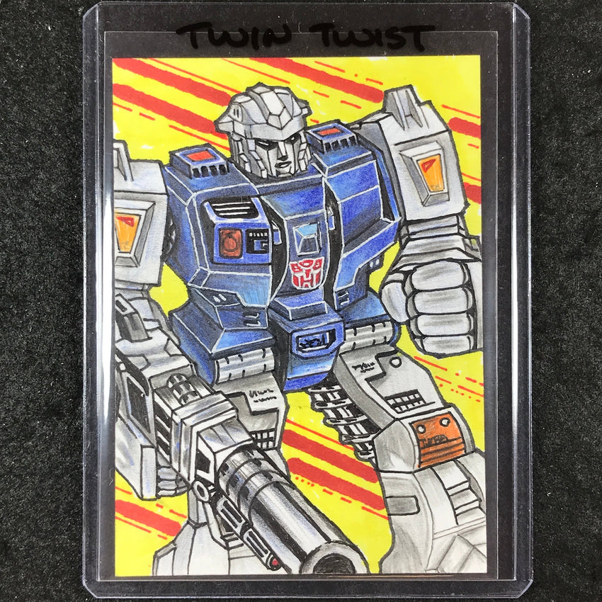 2024 Transformers 40th Anniversary TWIN TWIST Artist Sketch 1/1 MARVIN CANETE