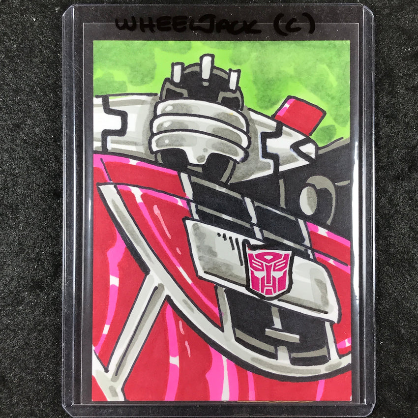 2024 Transformers 40th Anniversary WHEELJACK (C) Artist Sketch 1/1 KEN HAESER