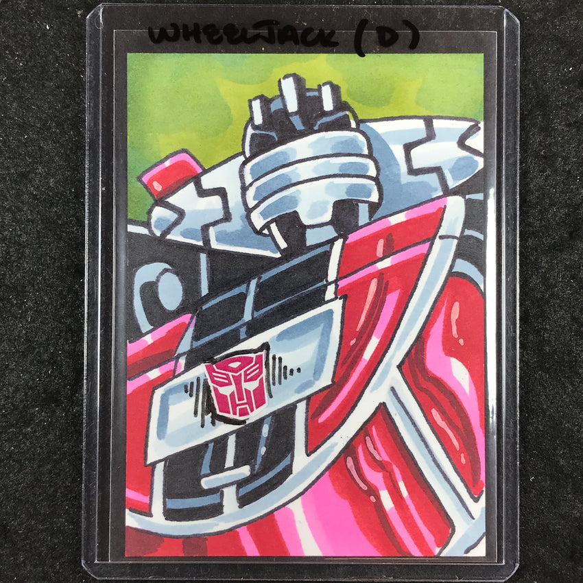 2024 Transformers 40th Anniversary WHEELJACK (D) Artist Sketch 1/1 KEN HAESER