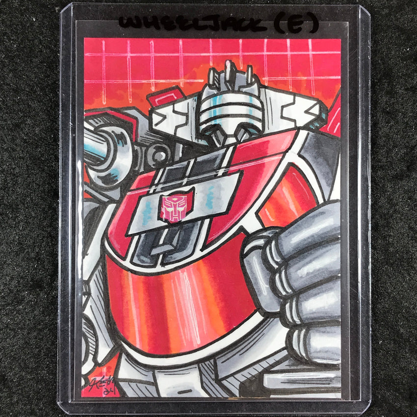 2024 Transformers 40th Anniversary WHEELJACK (E) Artist Sketch 1/1