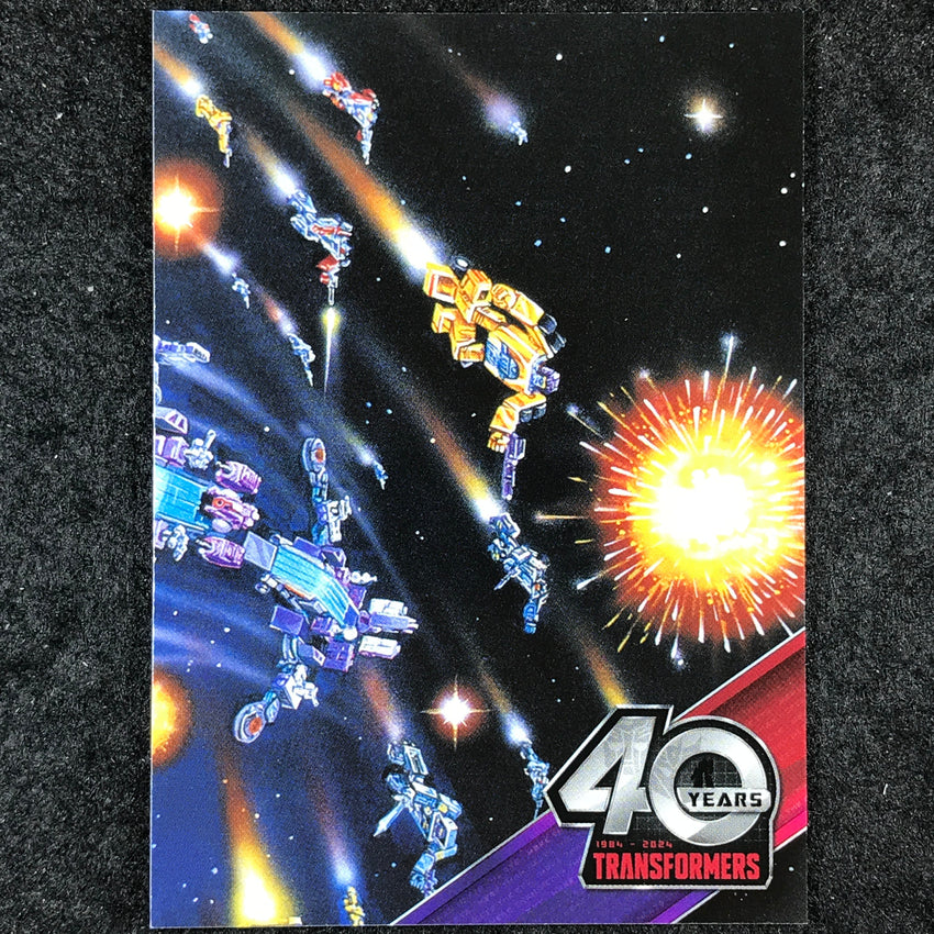 2024 Transformers 40th Anniversary 3 OF 9 Connecting Card Set D #102