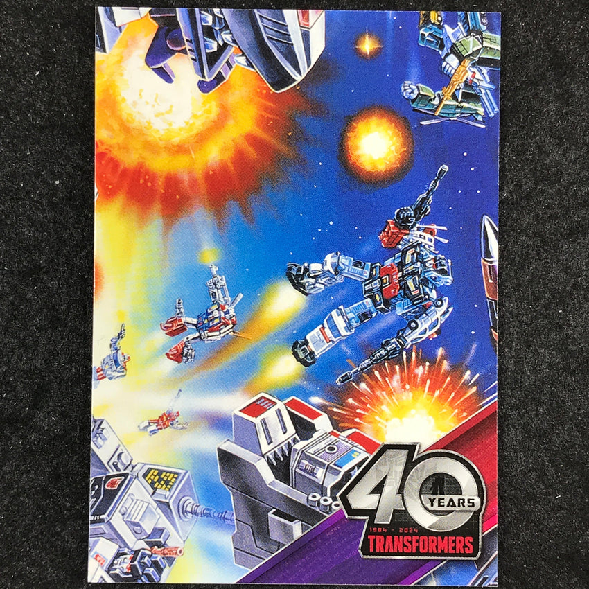 2024 Transformers 40th Anniversary 5 OF 9 Connecting Card Set D #104