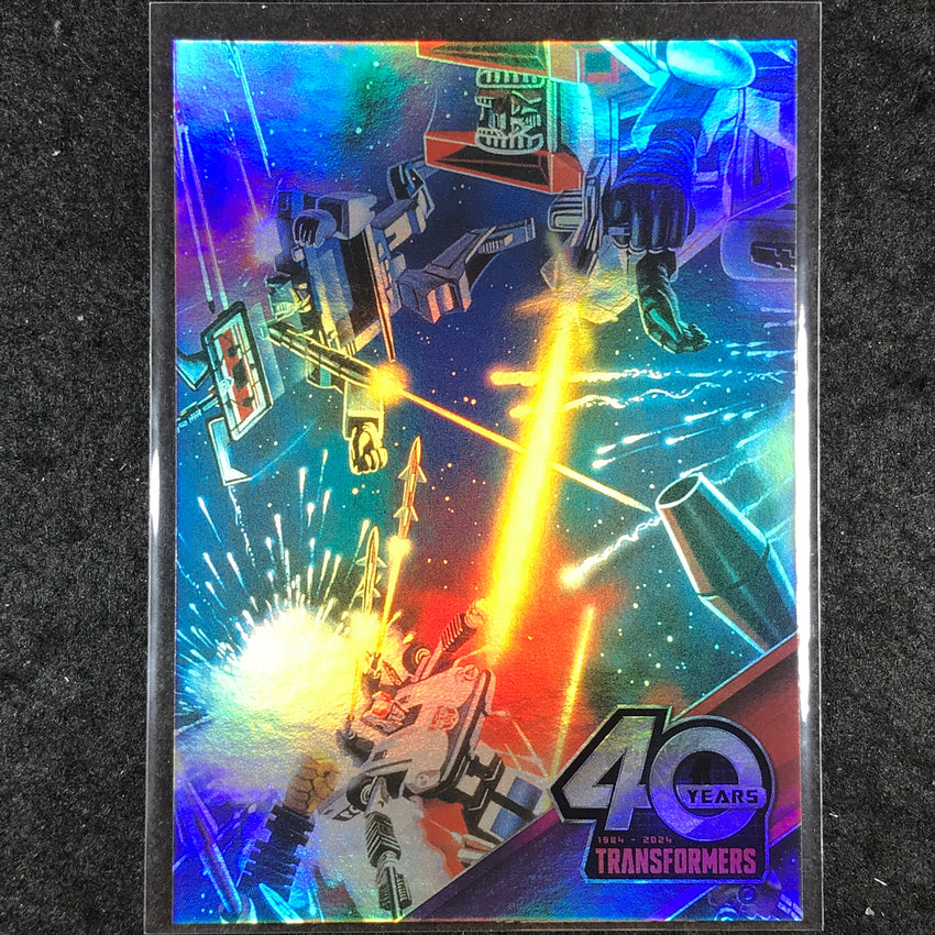 2024 Transformers 40th Anniversary 5 OF 9 Connecting Card Set A Holofoil #23