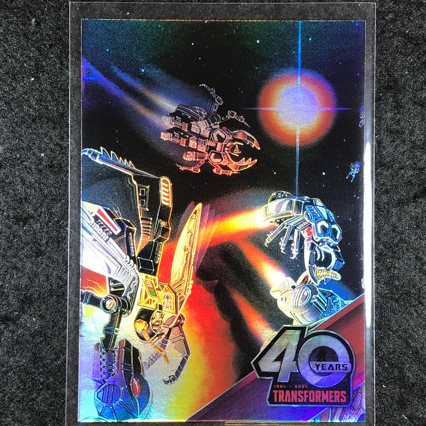 2024 Transformers 40th Anniversary 2 OF 9 Connecting Card Set B Holofoil #47