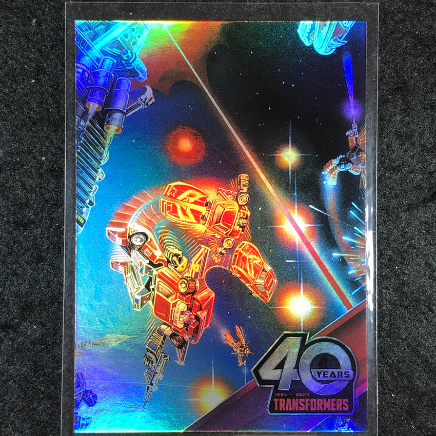 2024 Transformers 40th Anniversary 5 OF 9 Connecting Card Set B Holofoil #50