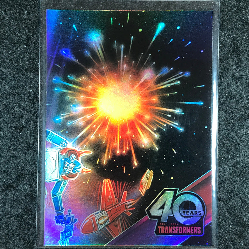 2024 Transformers 40th Anniversary 3 OF 9 Connecting Card Set C Holofoil #75