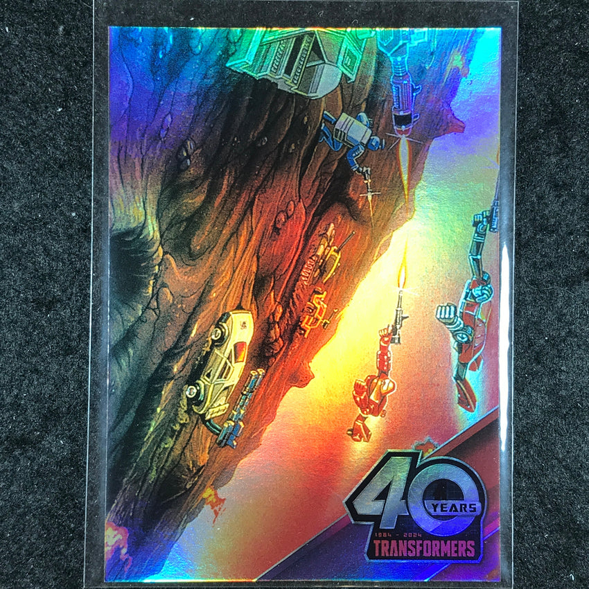 2024 Transformers 40th Anniversary 7 OF 9 Connecting Card Set C Holofoil #79