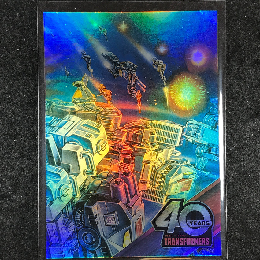 2024 Transformers 40th Anniversary 2 OF 9 Connecting Card Set D Holofoil #101