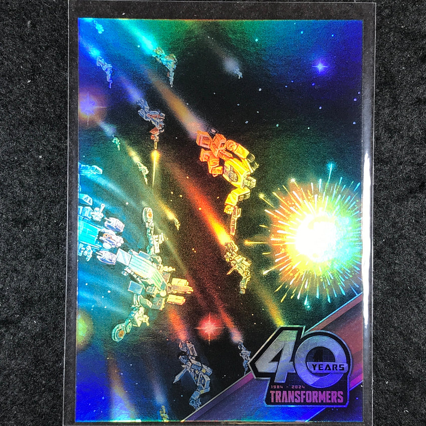 2024 Transformers 40th Anniversary 3 OF 9 Connecting Card Set D Holofoil #102
