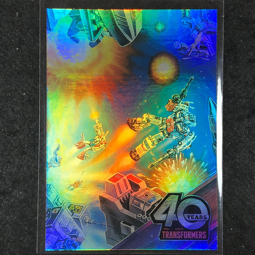 2024 Transformers 40th Anniversary 5 OF 9 Connecting Card Set D Holofoil #104