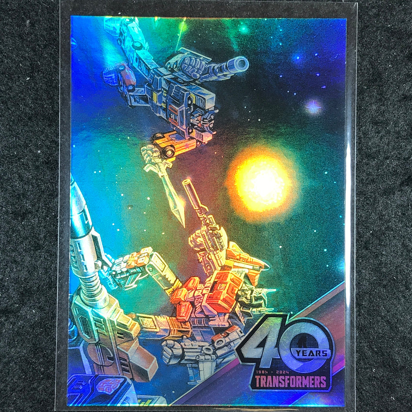 2024 Transformers 40th Anniversary 6 OF 9 Connecting Card Set D Holofoil #105