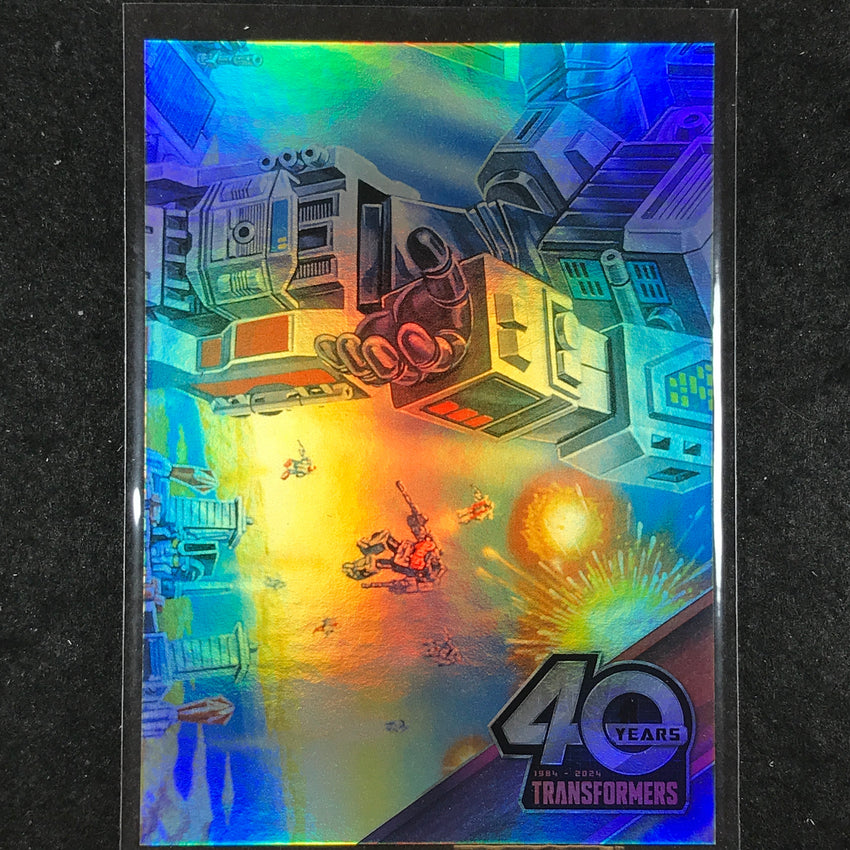 2024 Transformers 40th Anniversary 8 OF 9 Connecting Card Set D Holofoil #107