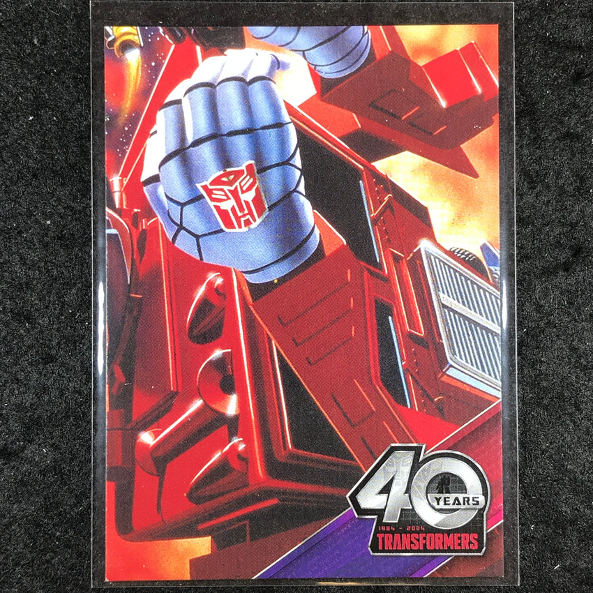 2024 Transformers 40th Anniversary 9 OF 9 Connecting Card Set A Paperboard #27