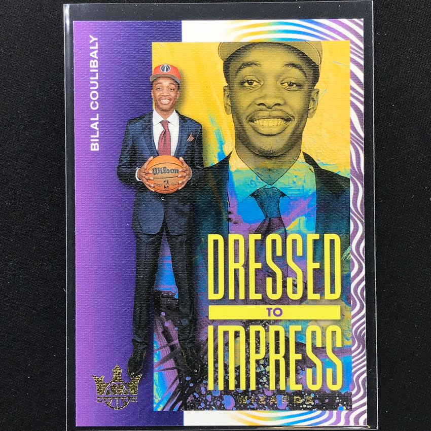 2023-24 Court Kings Bilal Coulibaly Dressed To Impress Rookie Base #10
