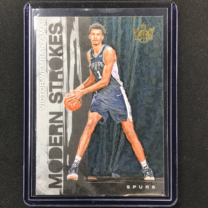2023-24 Court Kings Victor Wembanyama Modern Strokes Rookie Base No 27