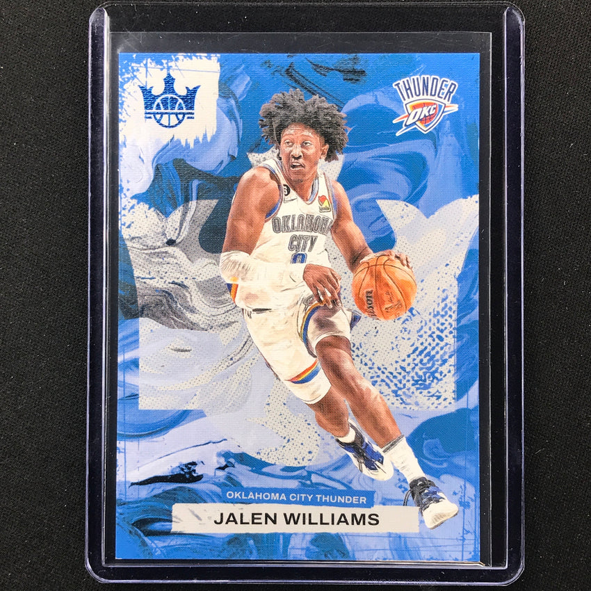 2023-24 Court Kings Jalen Williams Base Amethyst 17/99 No 6
