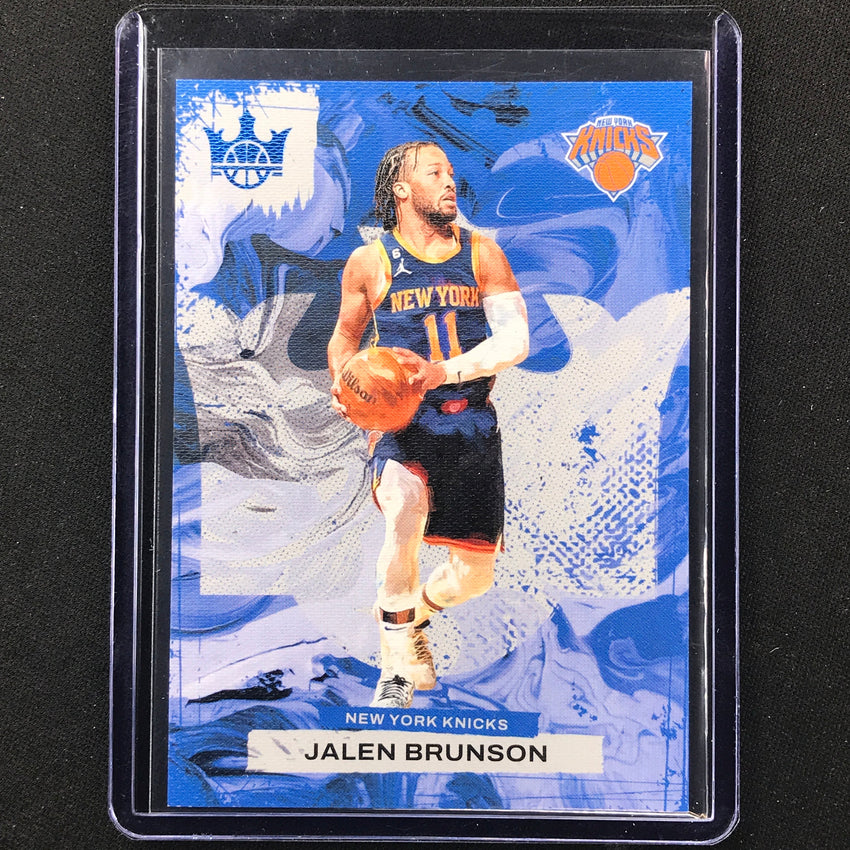 2023-24 Court Kings Jalen Brunson Base Amethyst 76/99 No 10