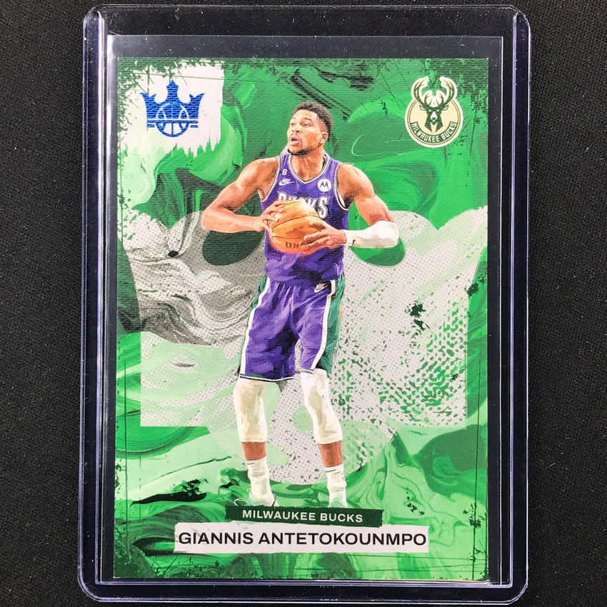 2023-24 Court Kings Giannis Antetokounmpo Base Amethyst 85/99 #57