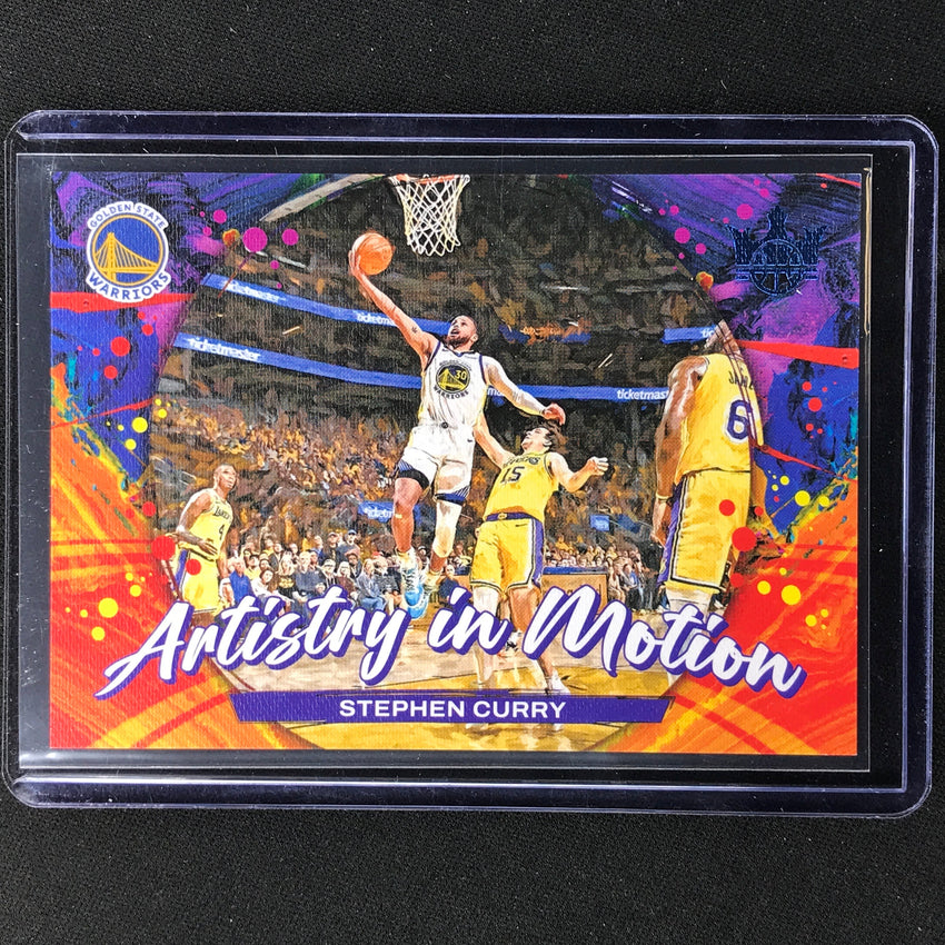 2023-24 Court Kings Stephen Curry Artistry In Motion Amethyst 85/99 No 4