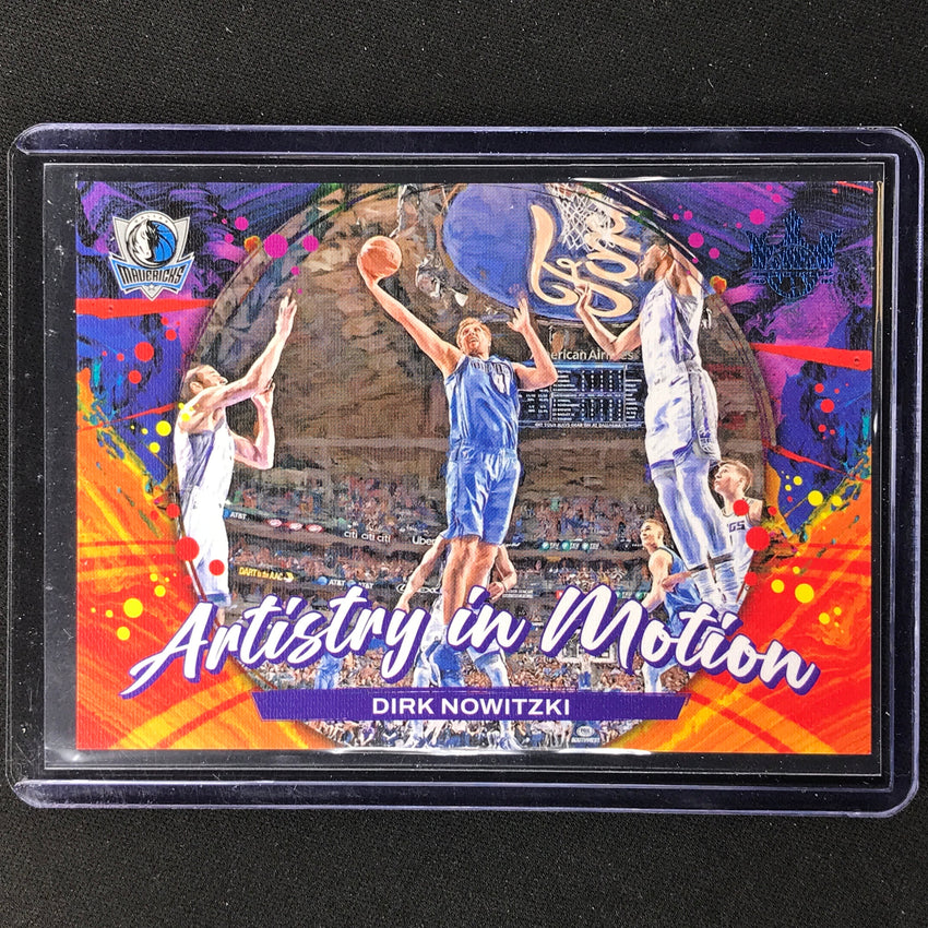 2023-24 Court Kings Dirk Nowitzki Artistry In Motion Amethyst 84/99 #5