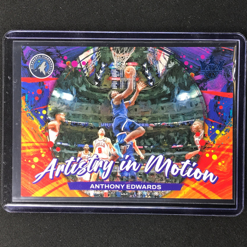 2023-24 Court Kings Anthony Edwards Artistry In Motion Amethyst 56/99 No 13